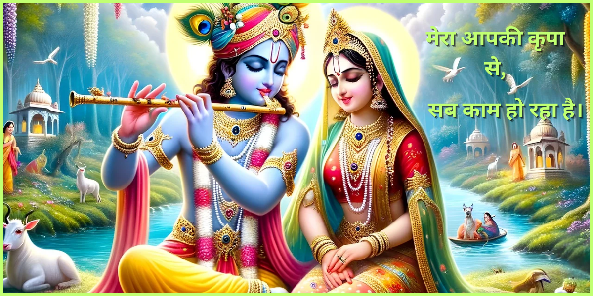 मेरा आपकी कृपा से,सब काम हो रहा है