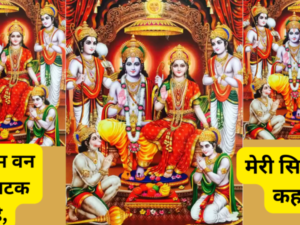 मेरे राम वन वन भटक रहे