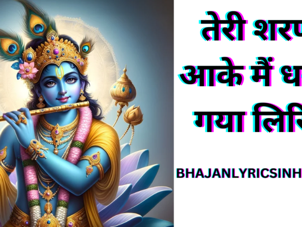 तेरी शरण में आके मैं धन्य हो गया लिरिक्स